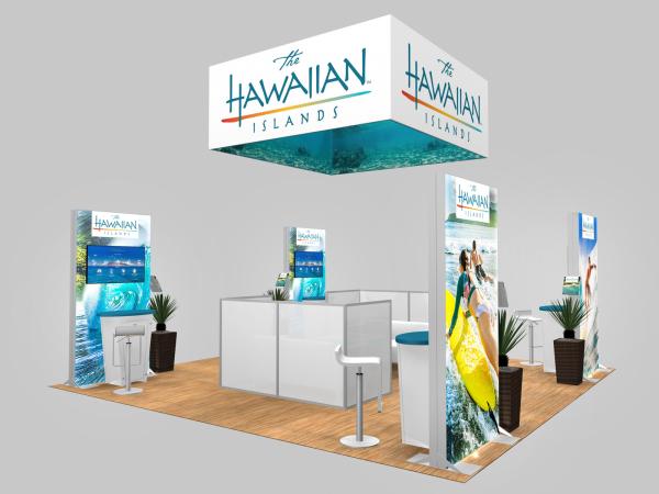 RE-9150 Island Rental Trade Show Exhibit -- Image 3