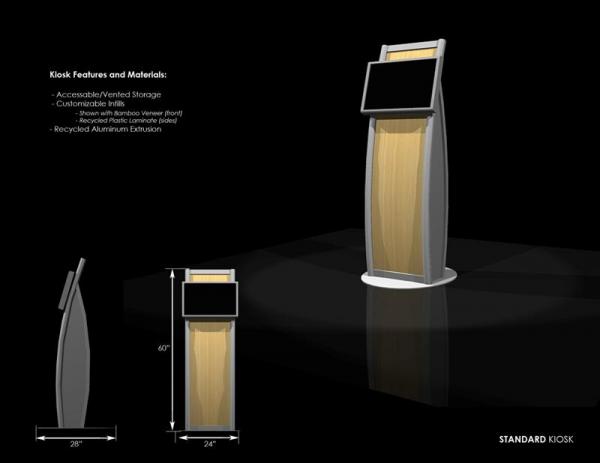 ECO-4K Sustainable Kiosk