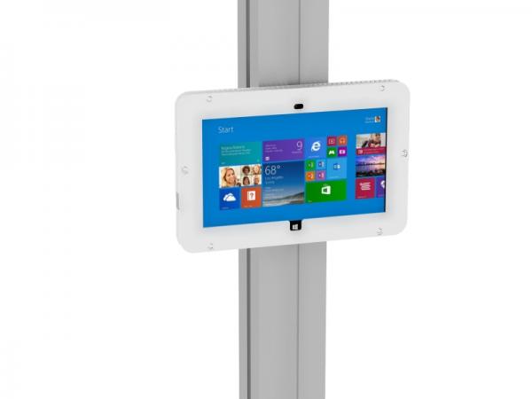 MOD-1318M Secure Surface 2 Enclosure with Extrusion Attachment -- White